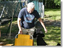 Vláďa OK1SVB se čtyřnohým přítelem