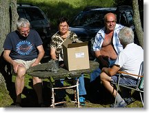 Vláďa OK1SVB, Zdenka OK2PLH, Eda OK1HEH a Bohoušek OK1PBB