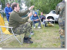 Honza OK1JD připravuje KV SOTA dipol