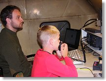 Honza OK1JD a Vojta při PDM