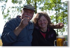 Láďa OK1FRD s XYL Ivou