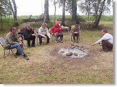 I buřtíky se opékaly