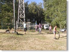 Lukáš připravuje koax