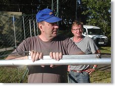 Oba elitní technici OK1KCR Ivan OK1PI a Pavel OK1DNZ