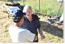 Pepa OK1VKC v diskuzi s Láďou OK1FCR