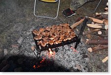 Hlavní večerní chod - Martinovy stejky