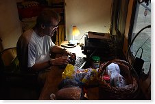 Martin OK1CMA a jeho nový TRX