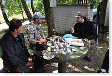 Míla OK3MR, Lukáš OK1MHW a Honza OK1JD