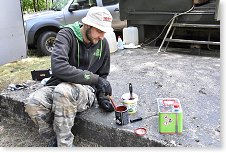 Honza míchá základovku