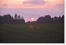 Čtvrteční západ sluníčka