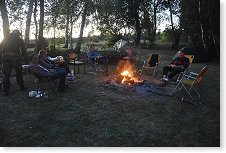 Opékání špekáčků