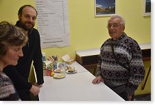 Pátek večer - Iva, Honza OK1JD a Bohoušek OK1PBB