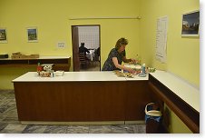 Iva připravuje klubový bufet