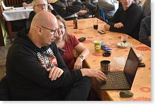 Sobotní pohled do sálu