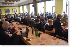 Sobotní pohled do sálu