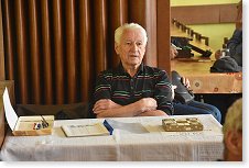 Jirka tradičně u prezence