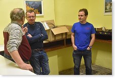 Jirka OK1VJN, Pavel OK1DNZ a Lukáš OK1MHW