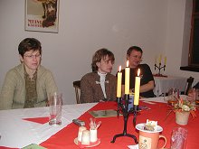 Opět se jednalo o posezení při svíčkách                                                                                                                     