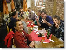 Láďa OK1FCR, Linda, Ivan OK1PI, Romana, Pavel OK1DNZ, Pepa OK1AWG, Honza OK1JD, Vlasta, Marten OK1CMA a Péťa OK1FRG