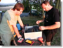 Tradiční rozborka - zborka v průběhu závodu