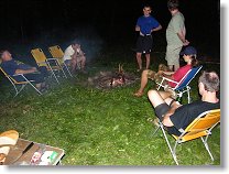 Není nad večerní posezení u ohýnku, tedy když wx zrovna přeje