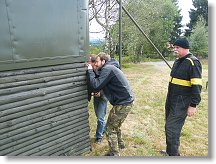 Kontrola kabelového prostupu do strojovny