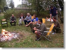 OK1FPL, Iva, Linda, OK1JD, OK1FCR a vzadu OK1CMA a OK1MHW