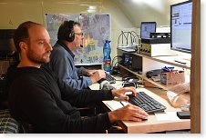 Honza OK1JD a Ivan OK1PI během závodu