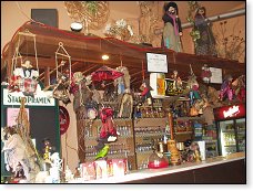 Interiér restaurace U Čarodějnice